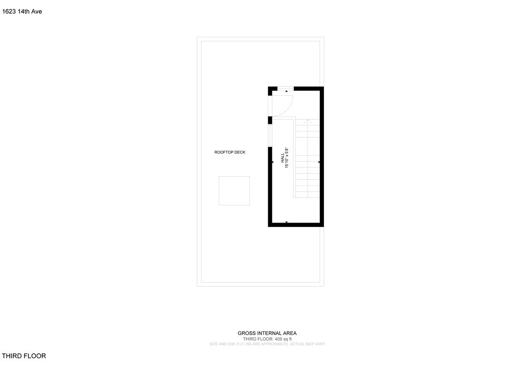 1623 14th Avenue, Unit E Seattle, WA 98122 - Photo 40 of 40 a picture of a room with a white wall and a shower