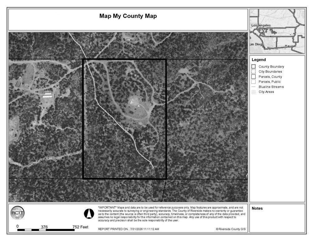 0 Rim Rock Road Anza, CA 92539 - Photo 2 of 5 Map
