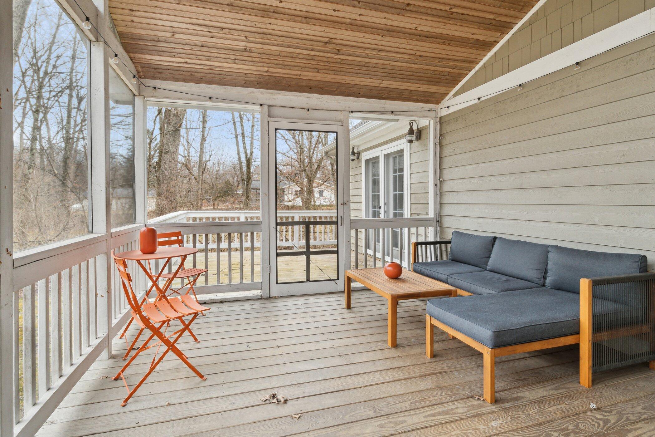 9012 Warren Woods Road Lakeside, MI 49116 - Photo 21 of 26 Screened Porch