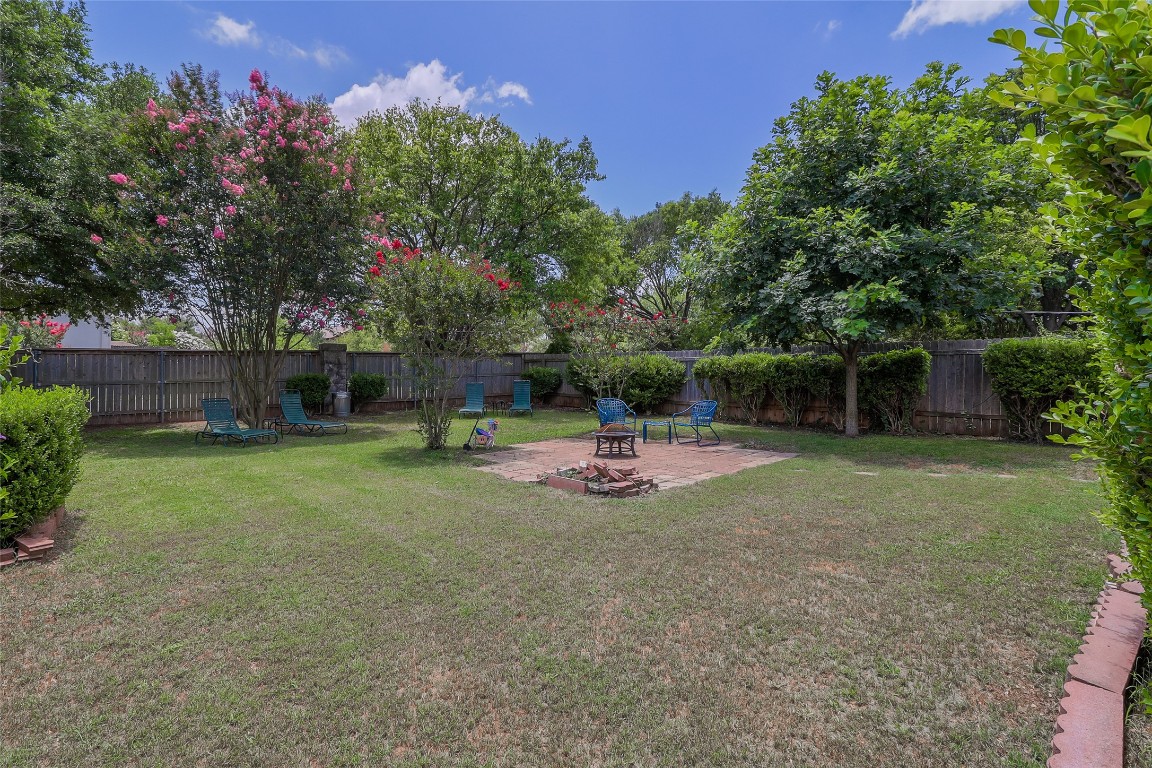 1705 Friars Tale Lane Austin, TX 78748 - Photo 27 of 29 a view of a backyard with sitting area