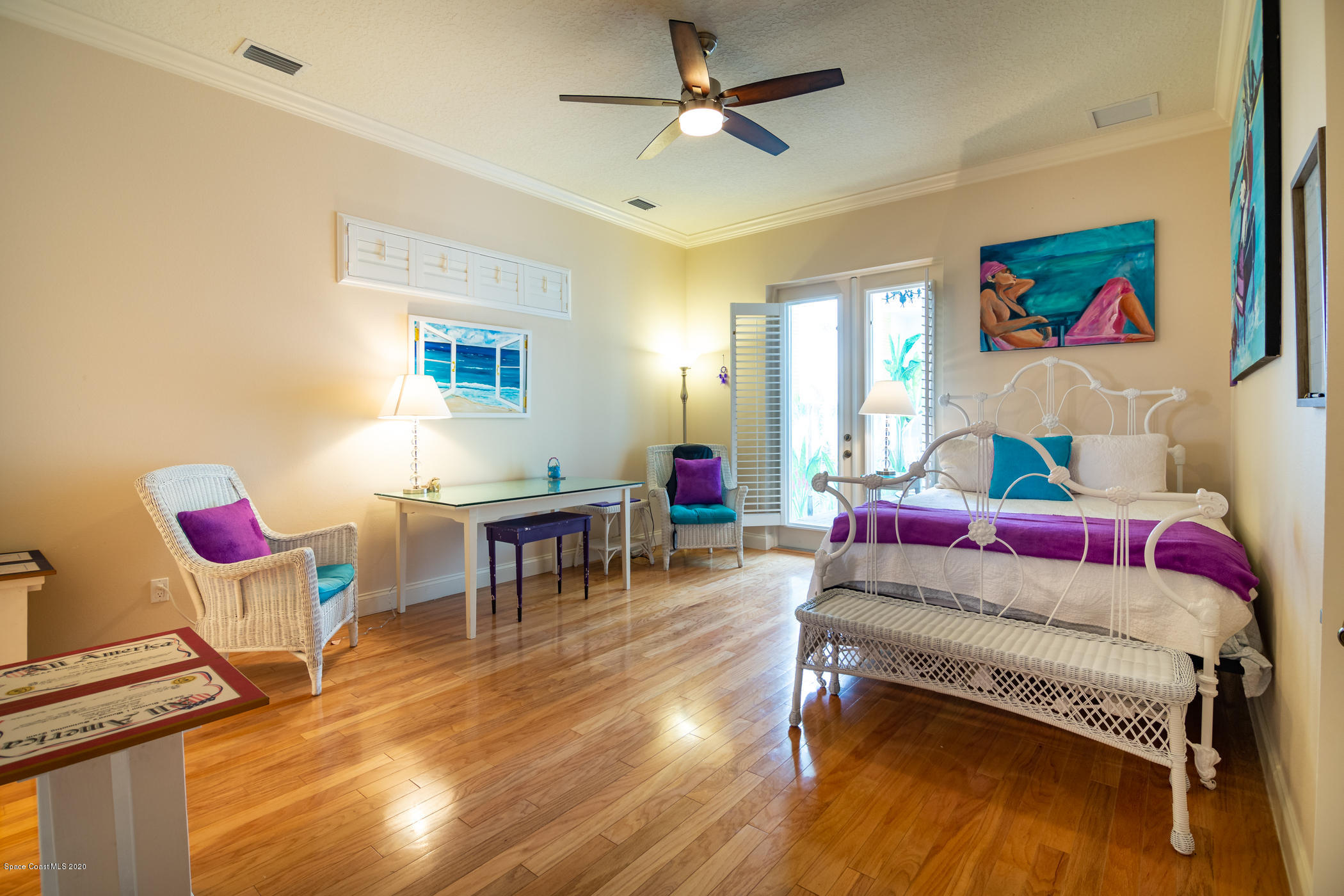 4070 Alamanda Key Drive Melbourne, FL 32901 - Photo 5 of 32 a living room with furniture and a wooden floor