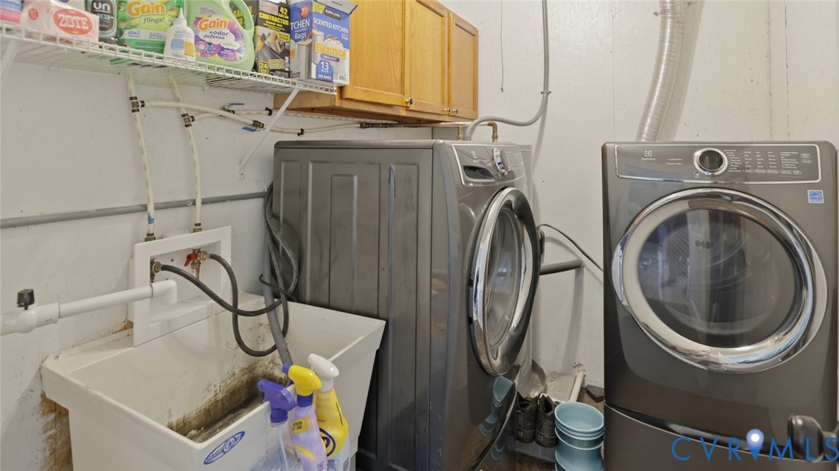 1310 Andover Road Henrico, VA 23229 - Photo 20 of 43 Dedicated laundry area featuring a utility sink, w