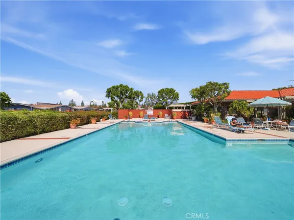 a view of outdoor space yard and swimming pool