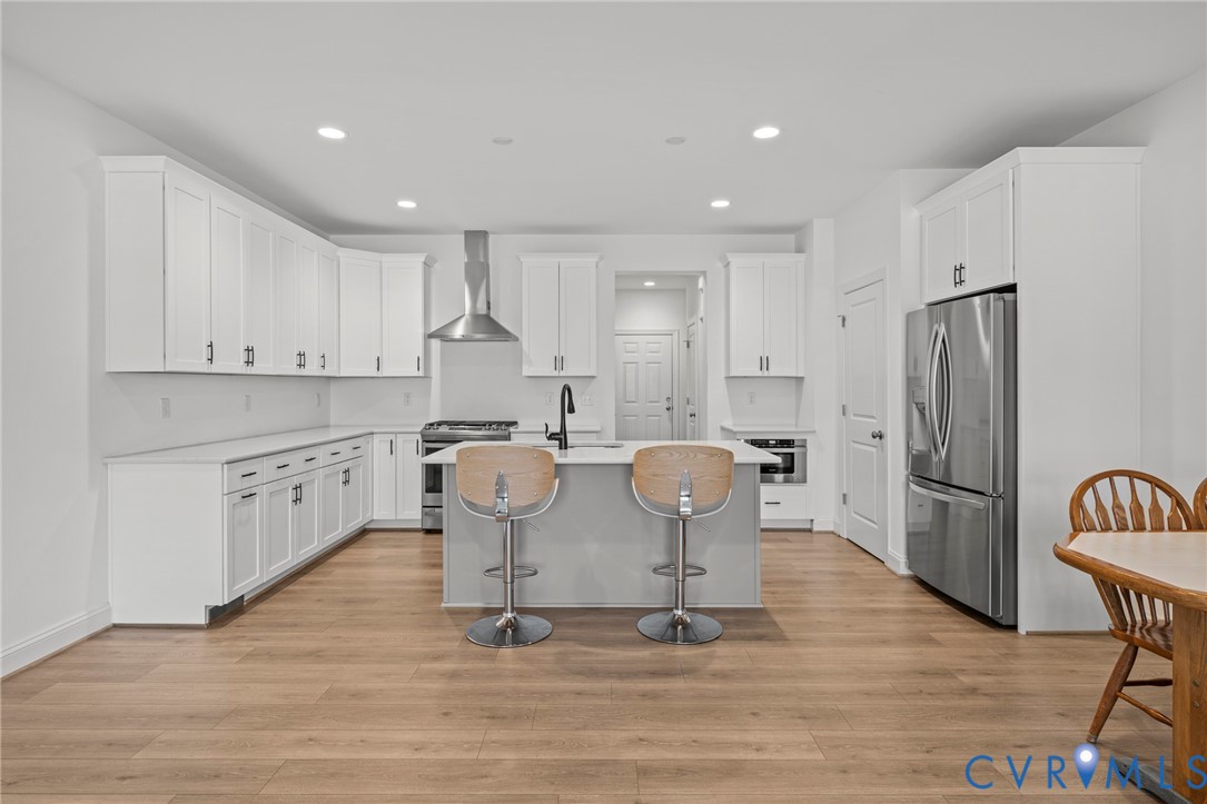 224 Lauradell Road Ashland, VA 23005 - Photo 13 of 74 Open-concept kitchen featuring extensive white cab
