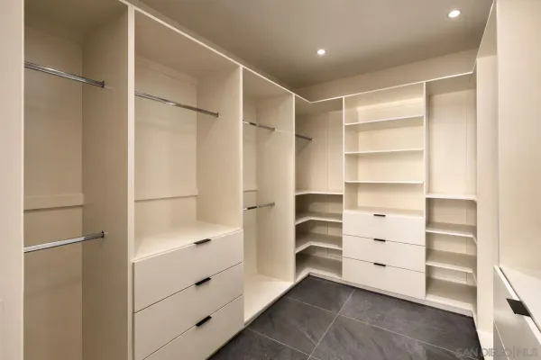 a view of walk in closet