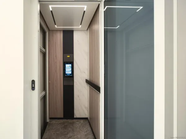 a view of an entryway of a house