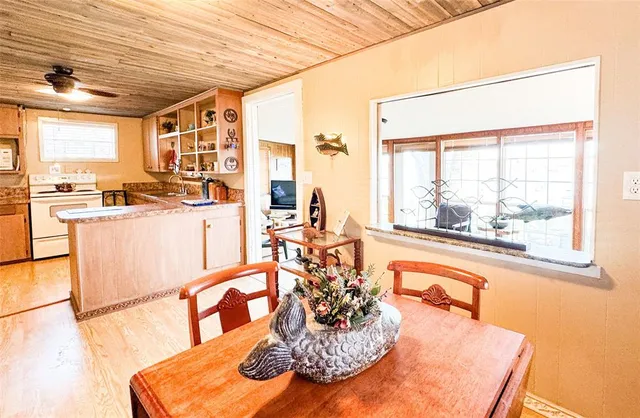 a view of ocean from a balcony