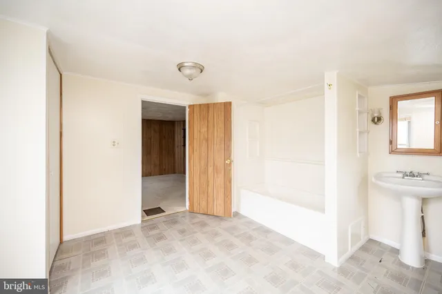 a view of a storage room