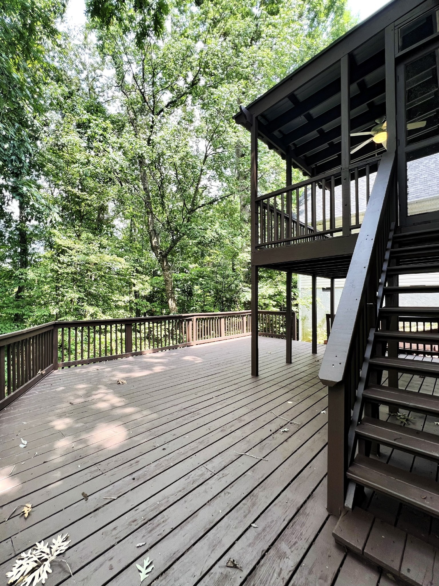 2817 Rader Ridge Court Antioch, TN 37013 - Photo 13 of 14 a view of balcony with wooden floor and fence