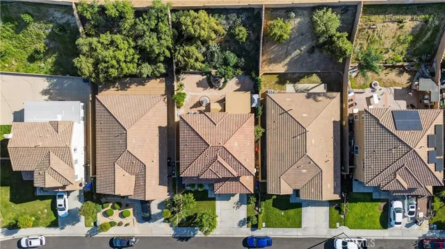a view of city and mountain