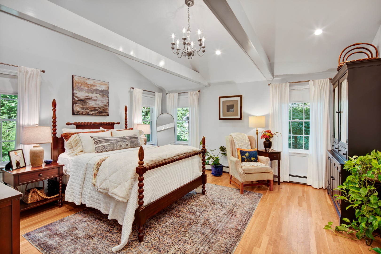 46 Bold Meadow Road Edgartown, MA 02539 - Photo 18 of 28 a bed room with a bed and a chair