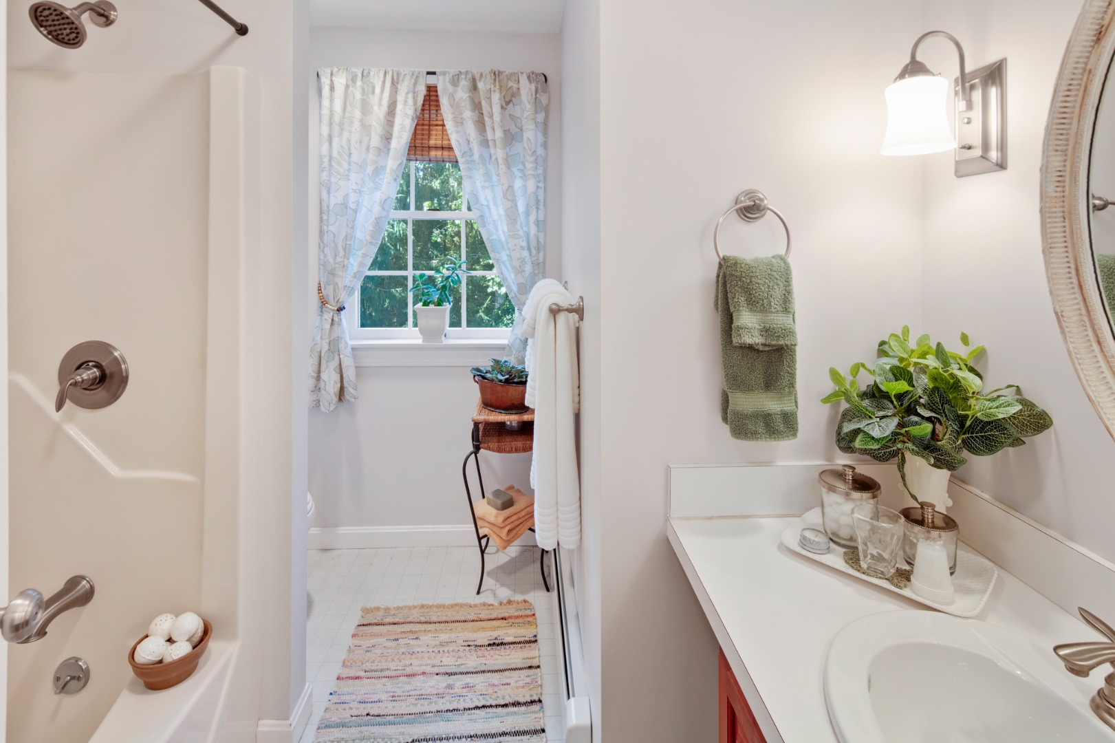 46 Bold Meadow Road Edgartown, MA 02539 - Photo 27 of 28 a bath room with a sink and a mirror