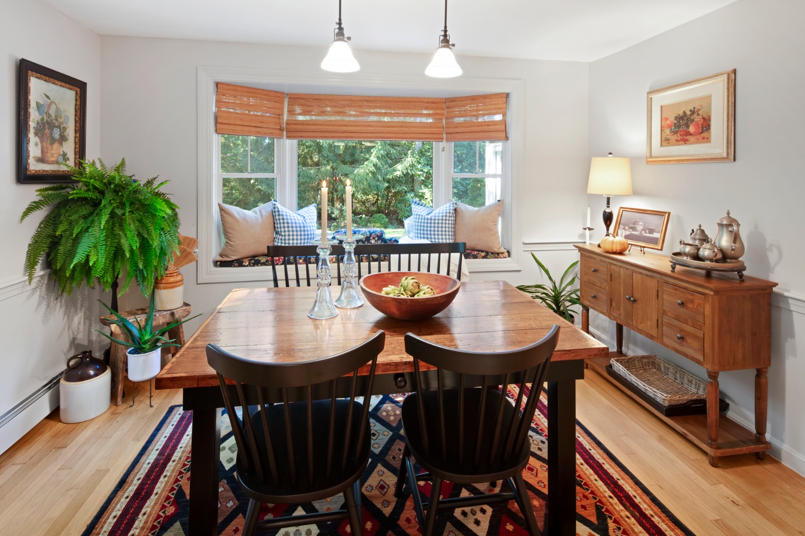 46 Bold Meadow Road Edgartown, MA 02539 - Photo 8 of 28 a view of a dining room with furniture window and outside view