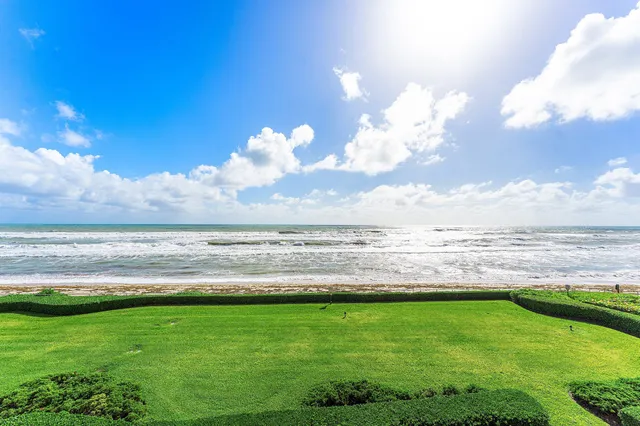 a view of an ocean and beach