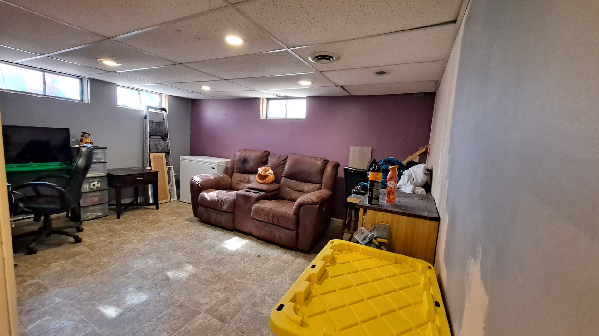 405 West Cleveland Street Spring Valley, IL 61362 - Photo 16 of 21 a living room with furniture and a flat screen tv