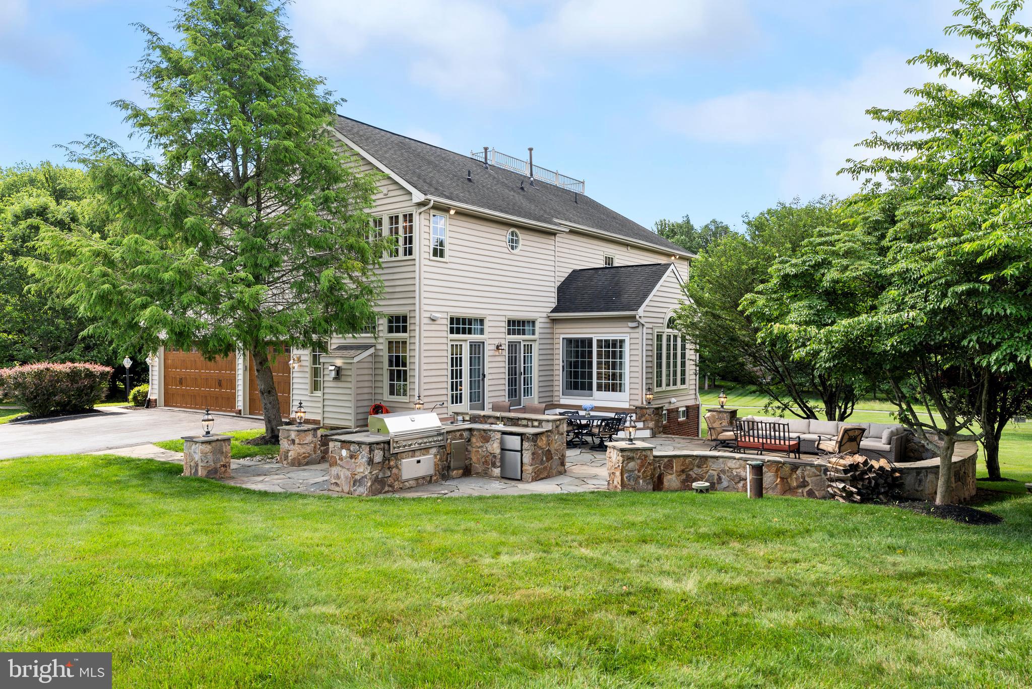 7 Redtree Lane Reisterstown, MD 21136 - Photo 55 of 56 a view of a house with backyard and sitting area