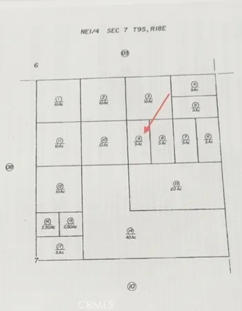 $6,000 | 0 W2 Of Sw4 Of Ne4 Of Ne4 Sec 7 9-18 5ac, Palo Verde, CA 92266
