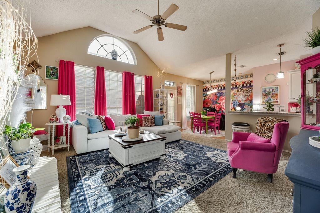 3205 Cape Cod Court Arlington, TX 76017 - Photo 5 of 30 a living room with patio furniture and a large window