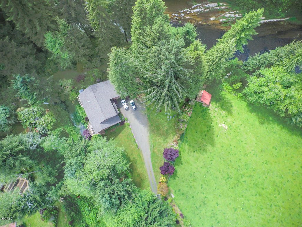 847 Hamer Road Siletz, OR 97380 - Photo 79 of 79 Aerial of house & river