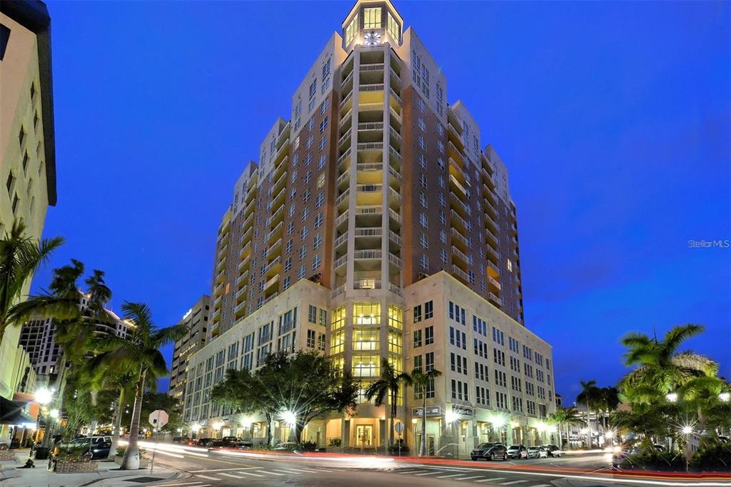 1350 Main Street, Unit 709 Sarasota, FL 34236 - Photo 3 of 56 a view of a tall building