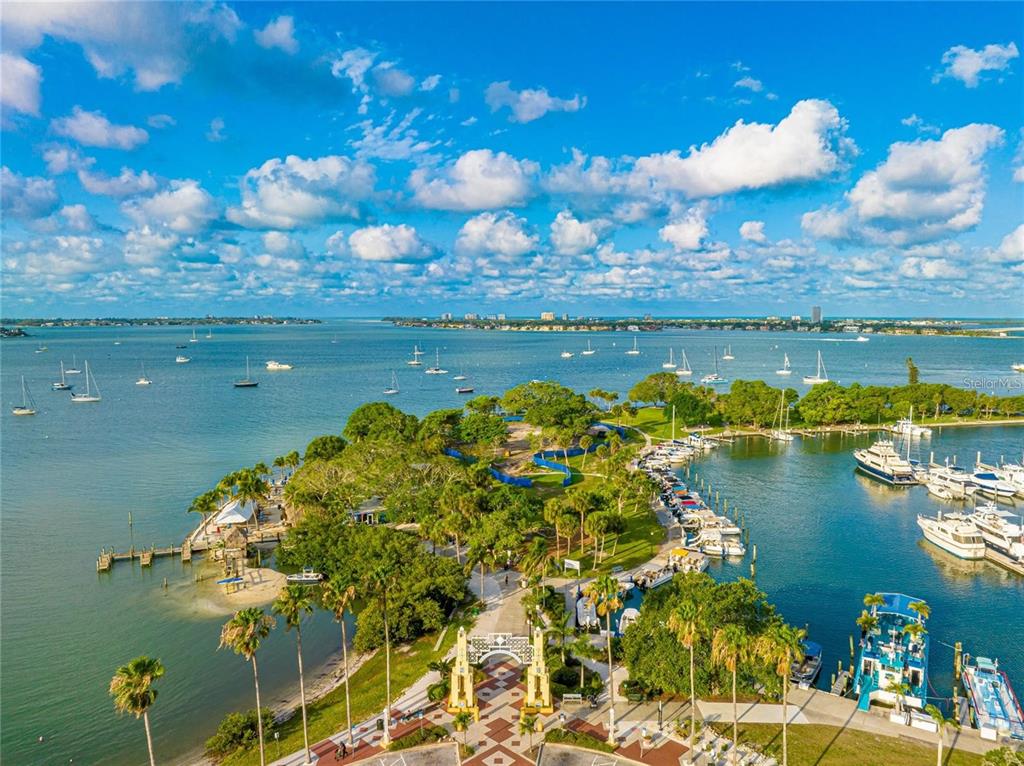 1350 Main Street, Unit 709 Sarasota, FL 34236 - Photo 51 of 56 a view of a lake with a big yard