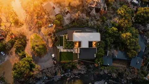 a house view with a outdoor space