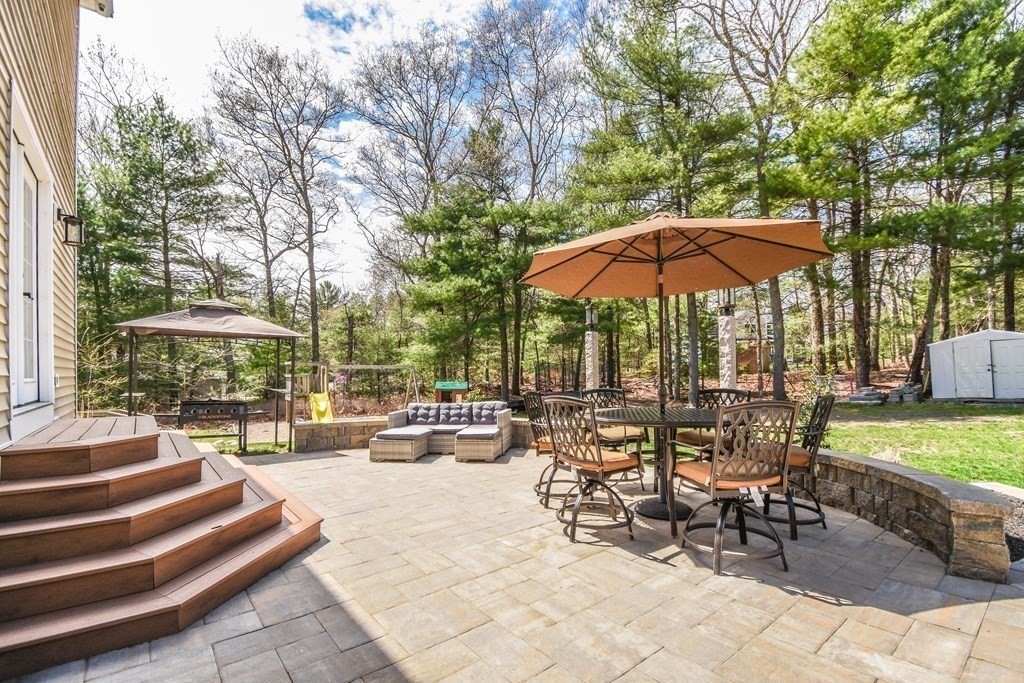 26 Rush Pond Road Lakeville, MA 02347 - Photo 29 of 38 a view of outdoor space yard deck patio and outdoor kitchen