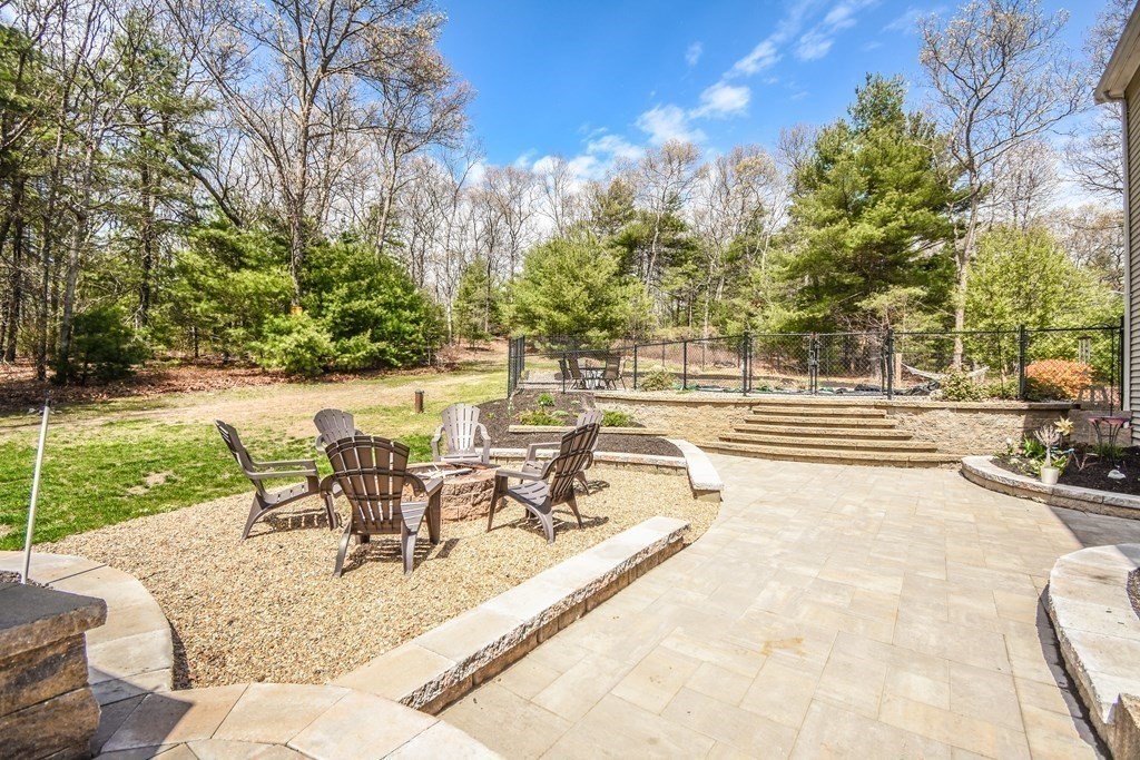 26 Rush Pond Road Lakeville, MA 02347 - Photo 33 of 38 a view of a backyard with sitting area
