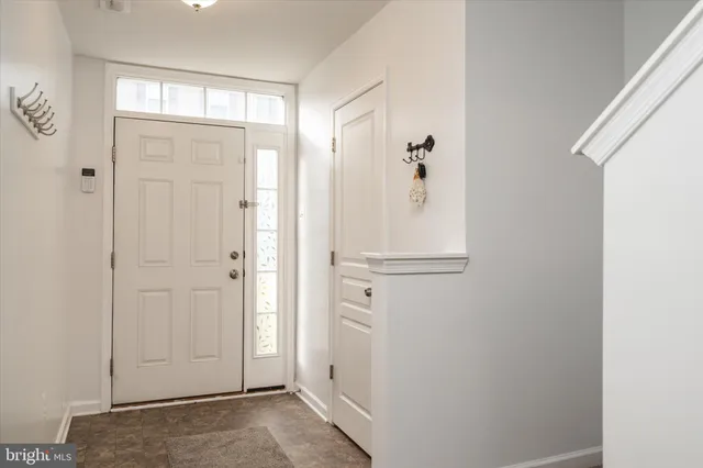 a view of bathroom with closet area