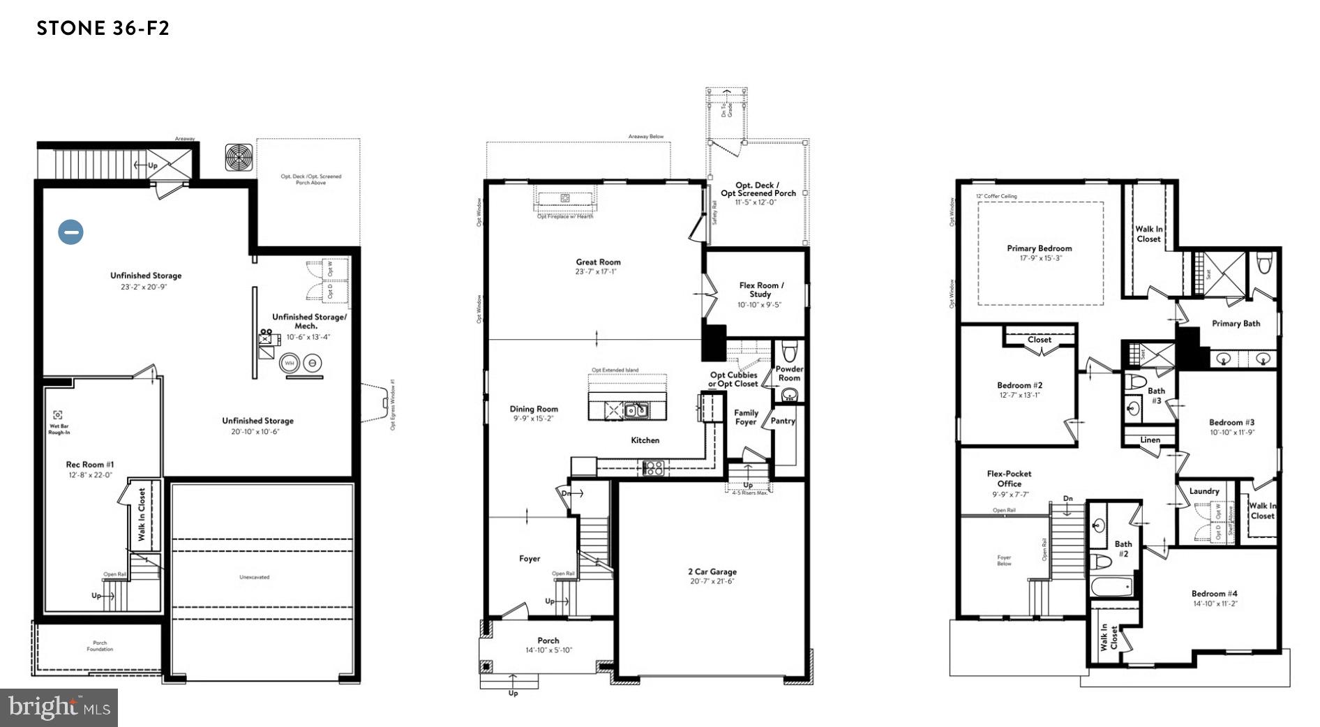 Orchard Grove, Unit STONE Brambleton, VA 20148 - Photo 33 of 48 Stone 36-F2 All Levels Unfinished Basement