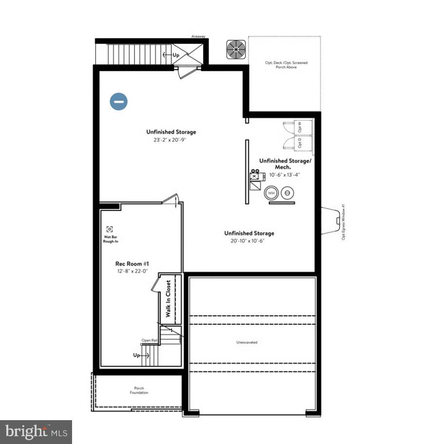 Orchard Grove, Unit STONE Brambleton, VA 20148 - Photo 35 of 48 Stone 36-F2 Unfinished Basement