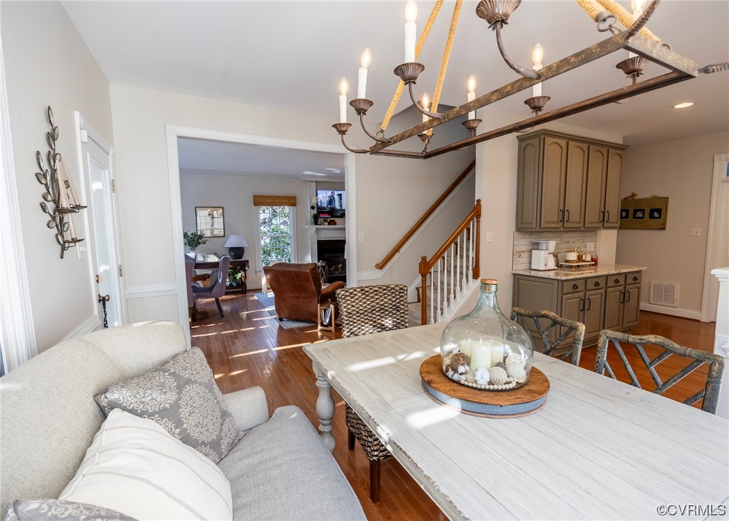 14506 Post Mill Drive Midlothian, VA 23113 - Photo 27 of 48 a living room with furniture and wooden floor