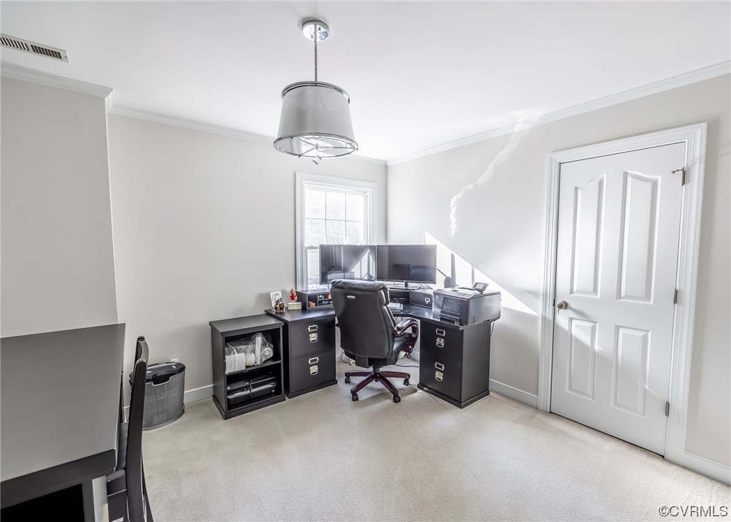 14506 Post Mill Drive Midlothian, VA 23113 - Photo 41 of 48 a view of a workspace with furniture and a window