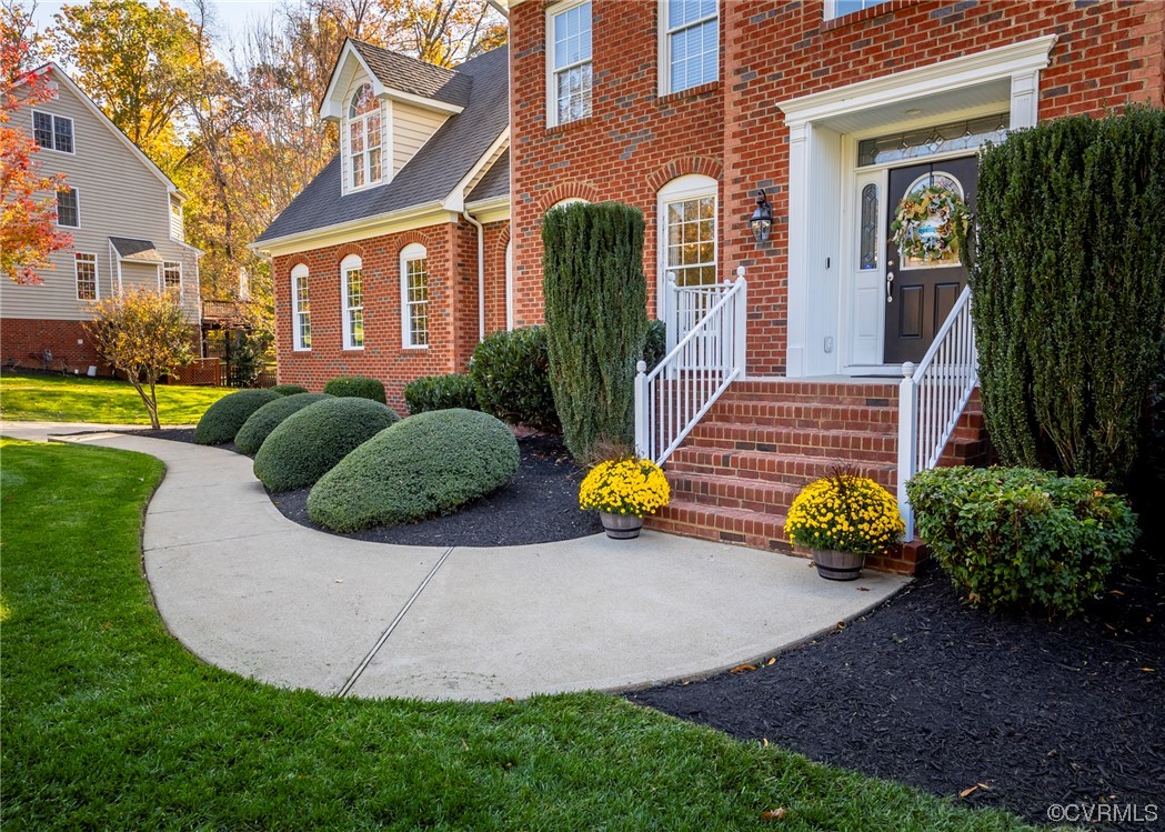 14506 Post Mill Drive Midlothian, VA 23113 - Photo 5 of 48 a view of a house with backyard and garden