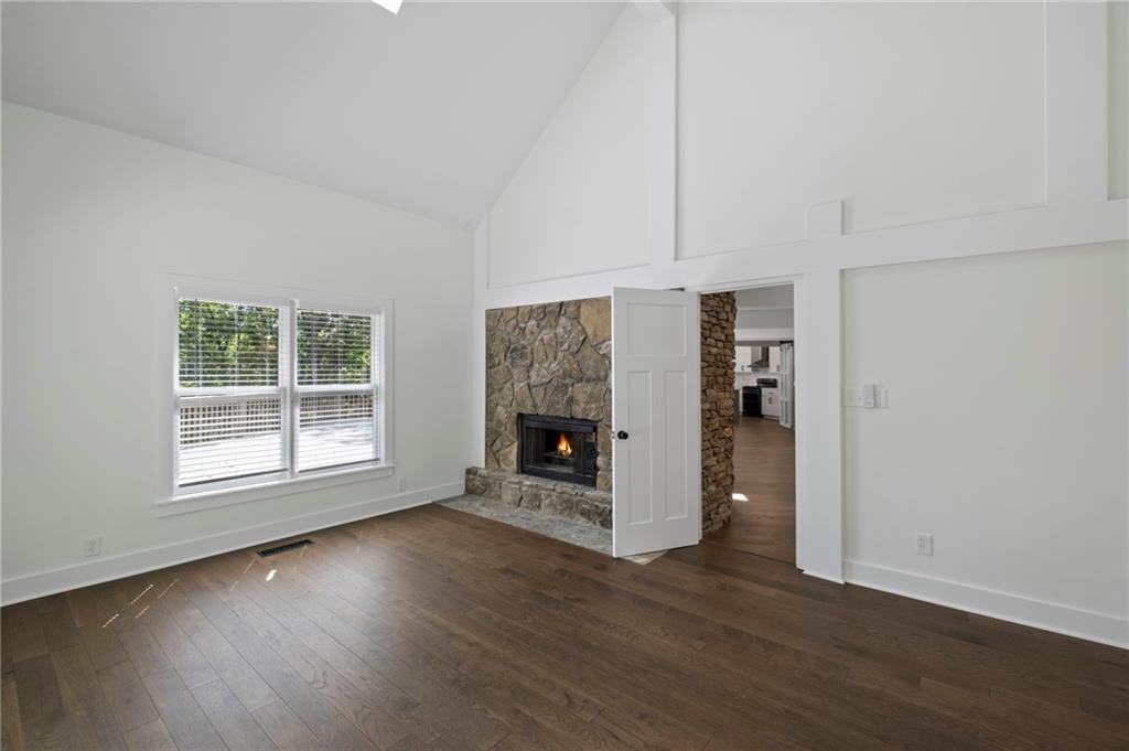 62 Bear Cub Ridge Big Canoe, GA 30143 - Photo 20 of 35 wooden floor in an empty room with a window