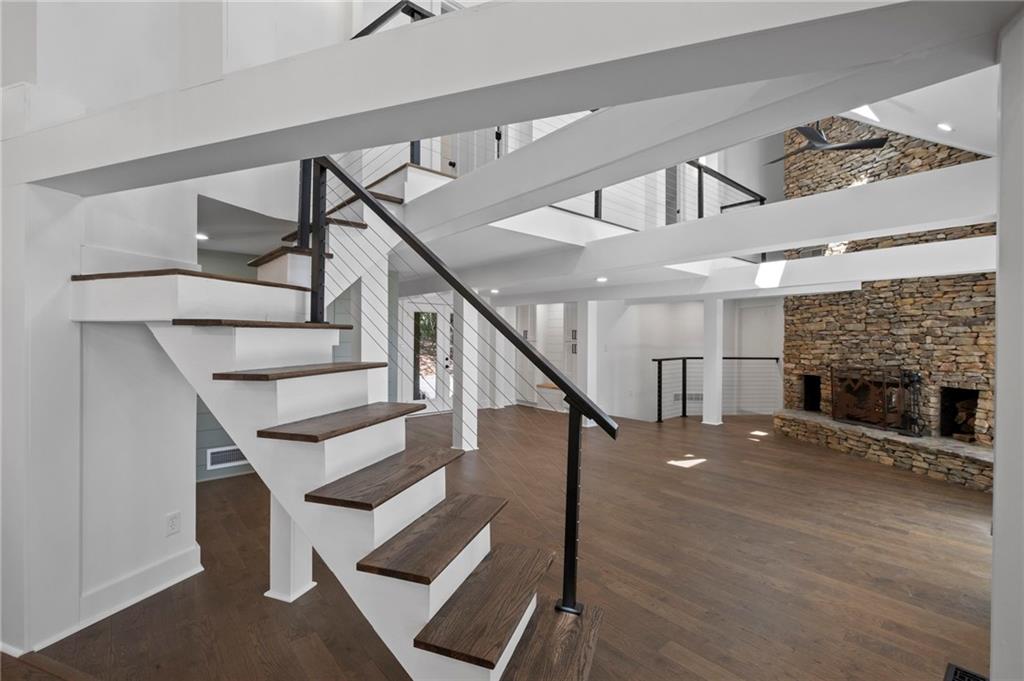 62 Bear Cub Ridge Big Canoe, GA 30143 - Photo 23 of 35 a view of entryway and hall with wooden floor