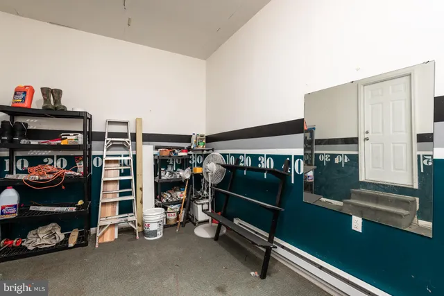 a view of storage and utility room