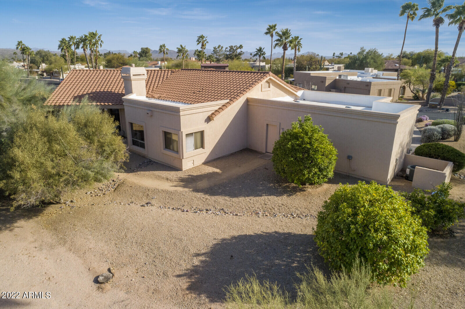 25634 North Quail Haven Drive Rio Verde, AZ 85263 - Photo 43 of 74 Back of House with large lot