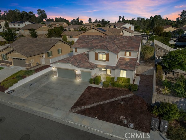 23347 Crystal Way Wildomar, CA 92595 - Photo 101 of 109 an aerial view of residential houses with outdoor space