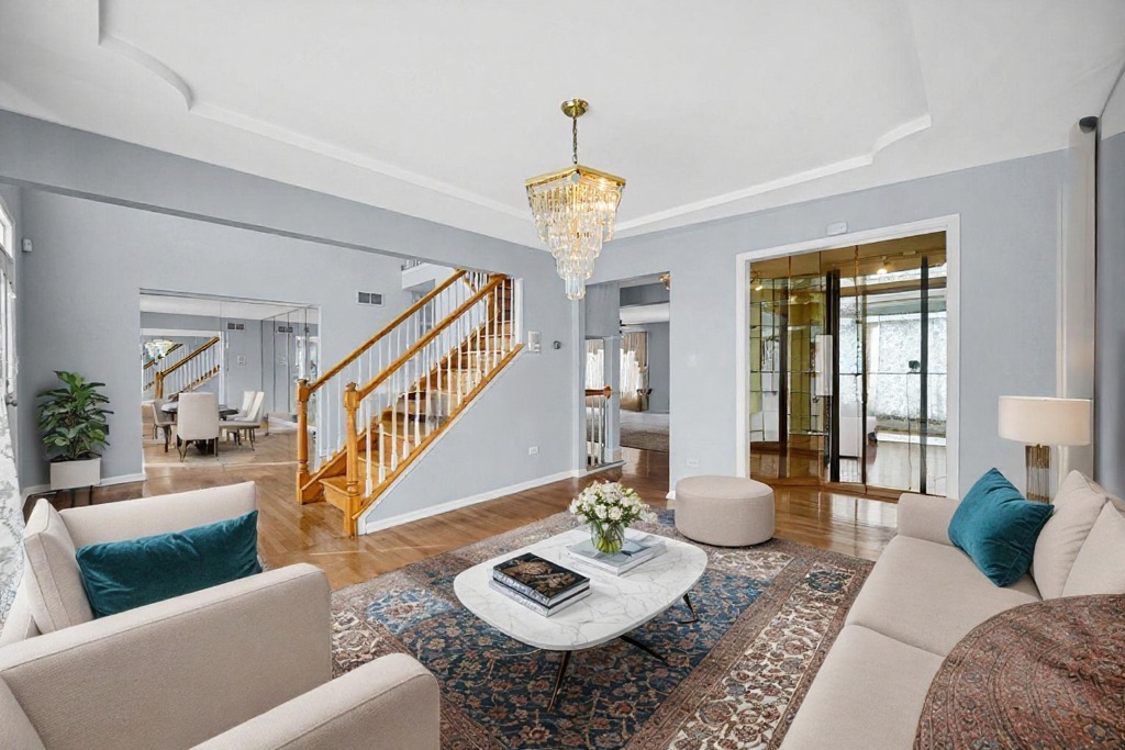 15516 Frontage Road Markham, IL 60428 - Photo 5 of 36 a living room with furniture and wooden floor