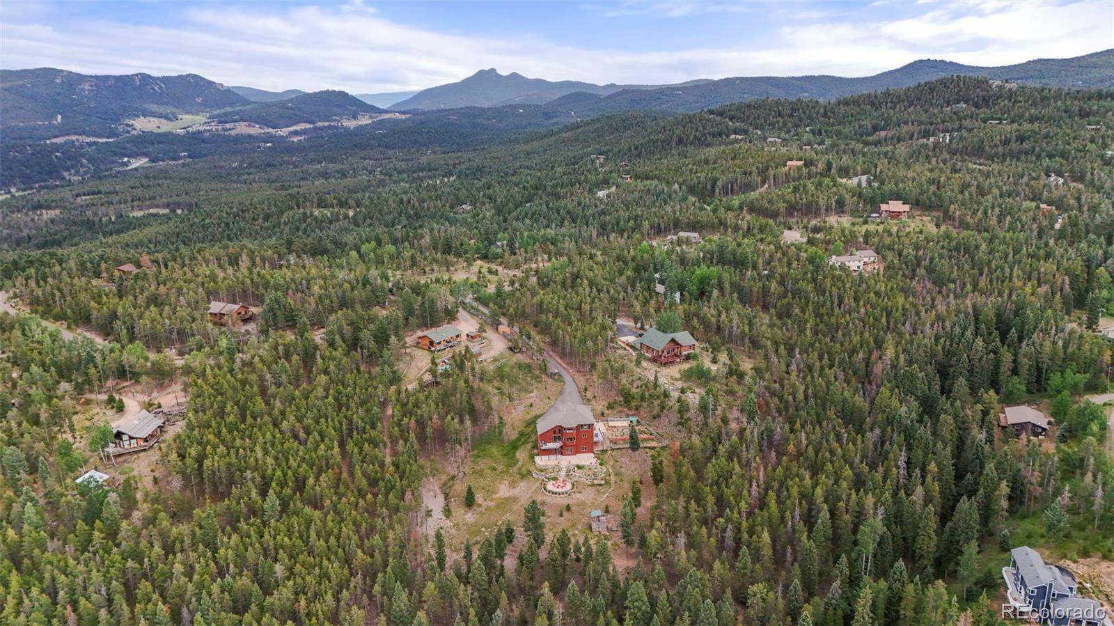 29549 Thunderbolt Circle Conifer, CO 80433 - Photo 45 of 50 a view of city and mountain