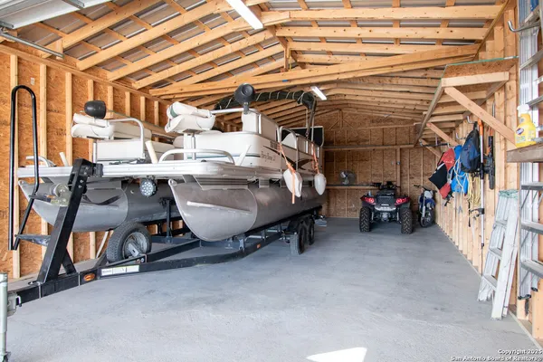 a view of a storage room with utility room