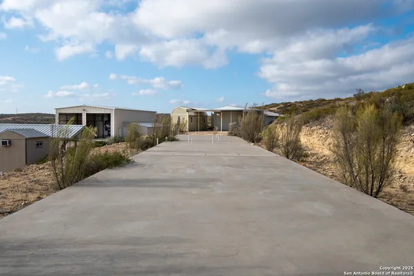 a view of terrace with seating space