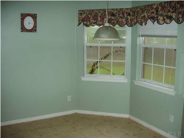 This quaint little Breakfast Nook is the perfect place to enjoy your coffee in the morning.