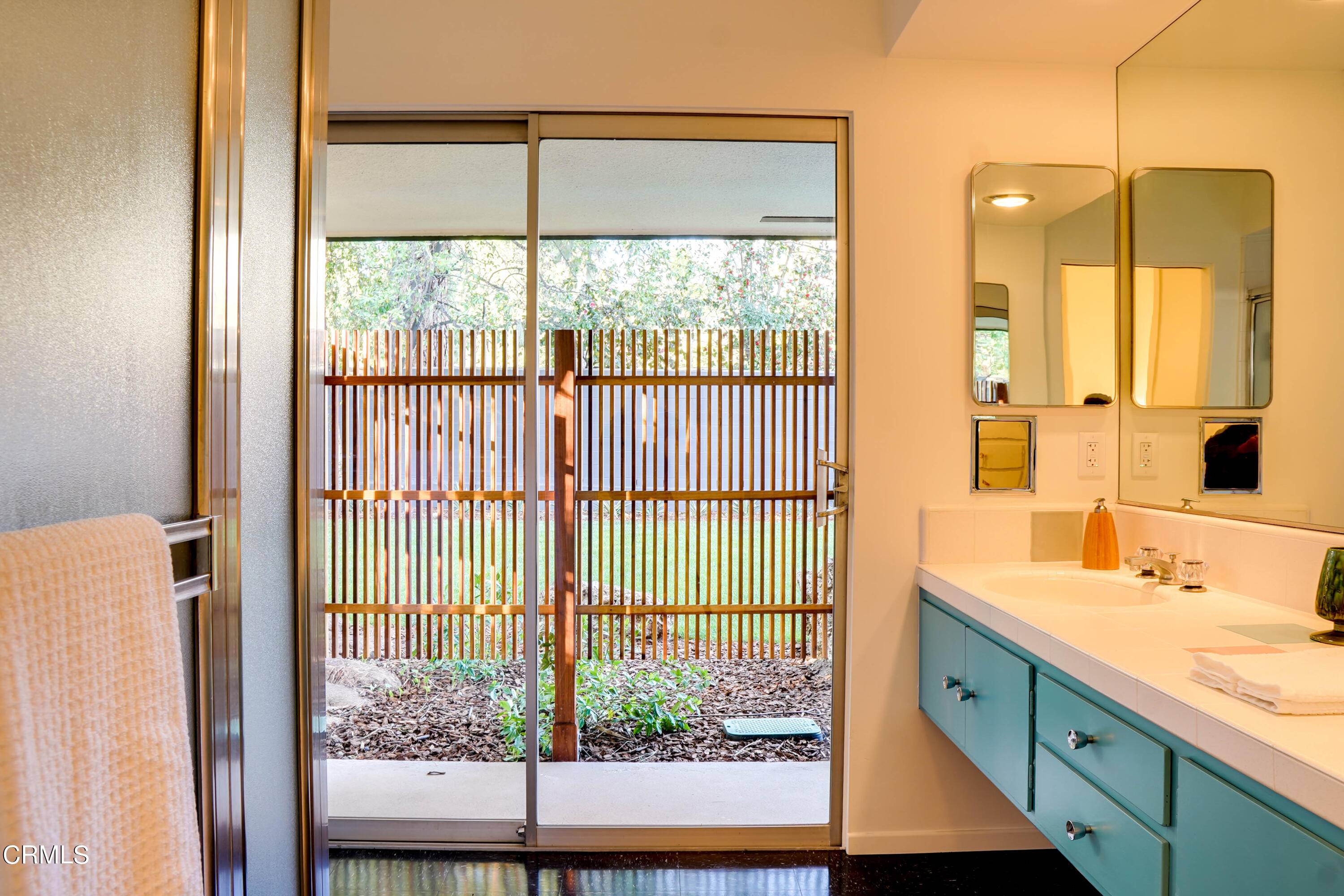 1535 Meadowbrook Road Altadena, CA 91001 - Photo 15 of 32 a bathroom with a double vanity sink and large window