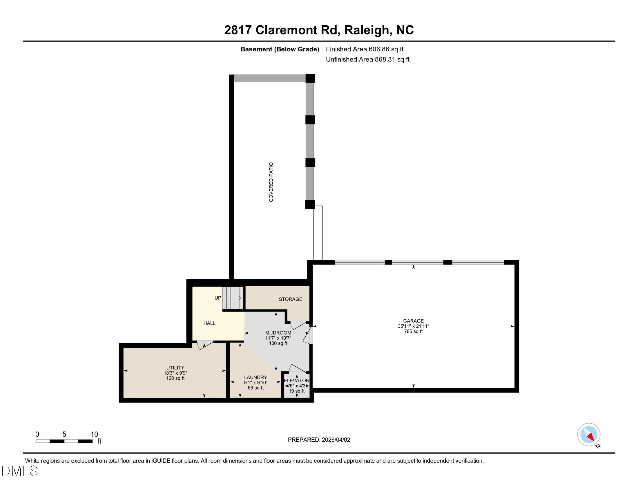 2817 Claremont Road Raleigh, NC 27608 - Photo 71 of 73