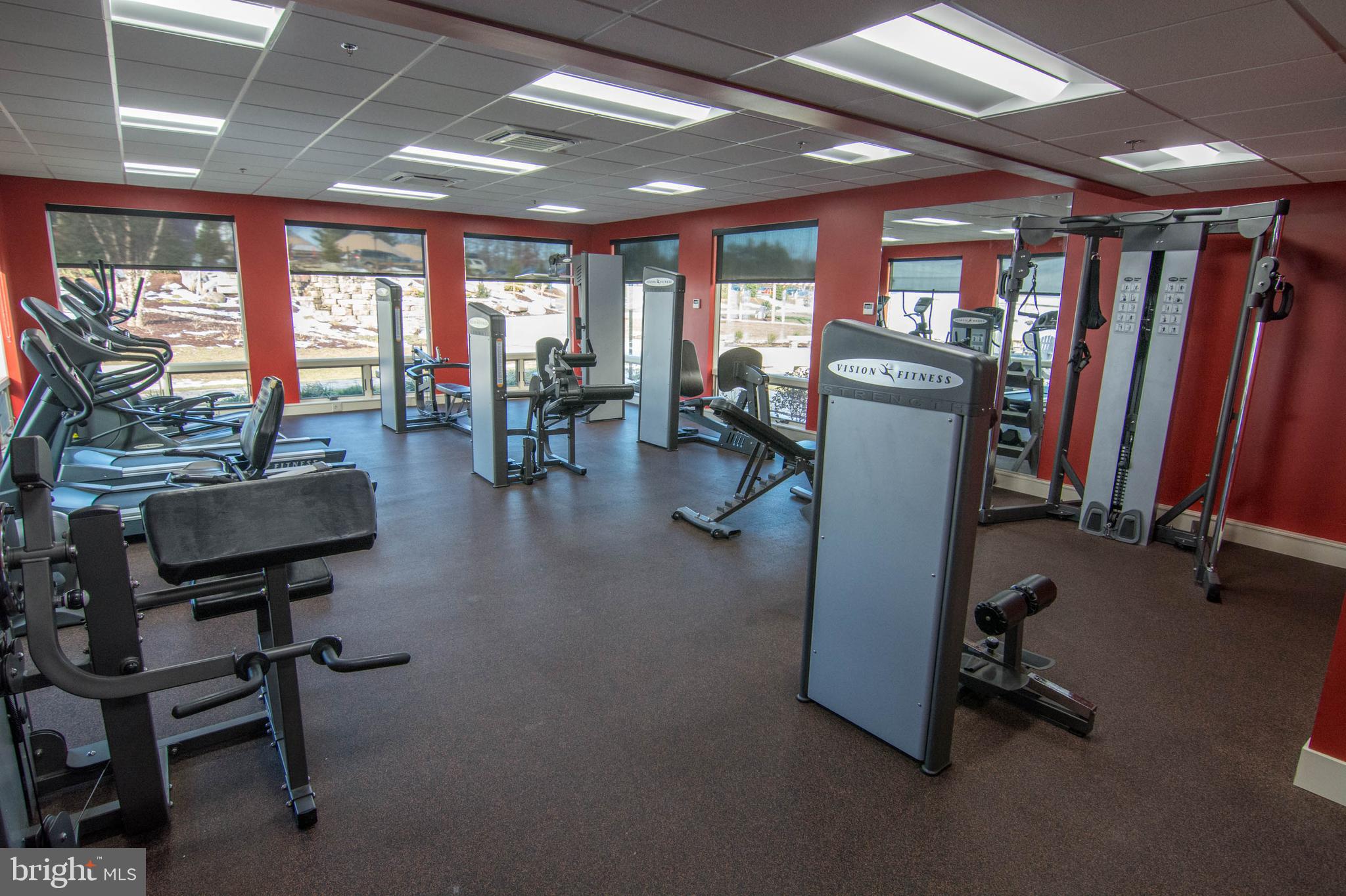 290 Marsh Hill Road, Unit 702K McHenry, MD 21541 - Photo 33 of 45 a view of a room with gym equipment