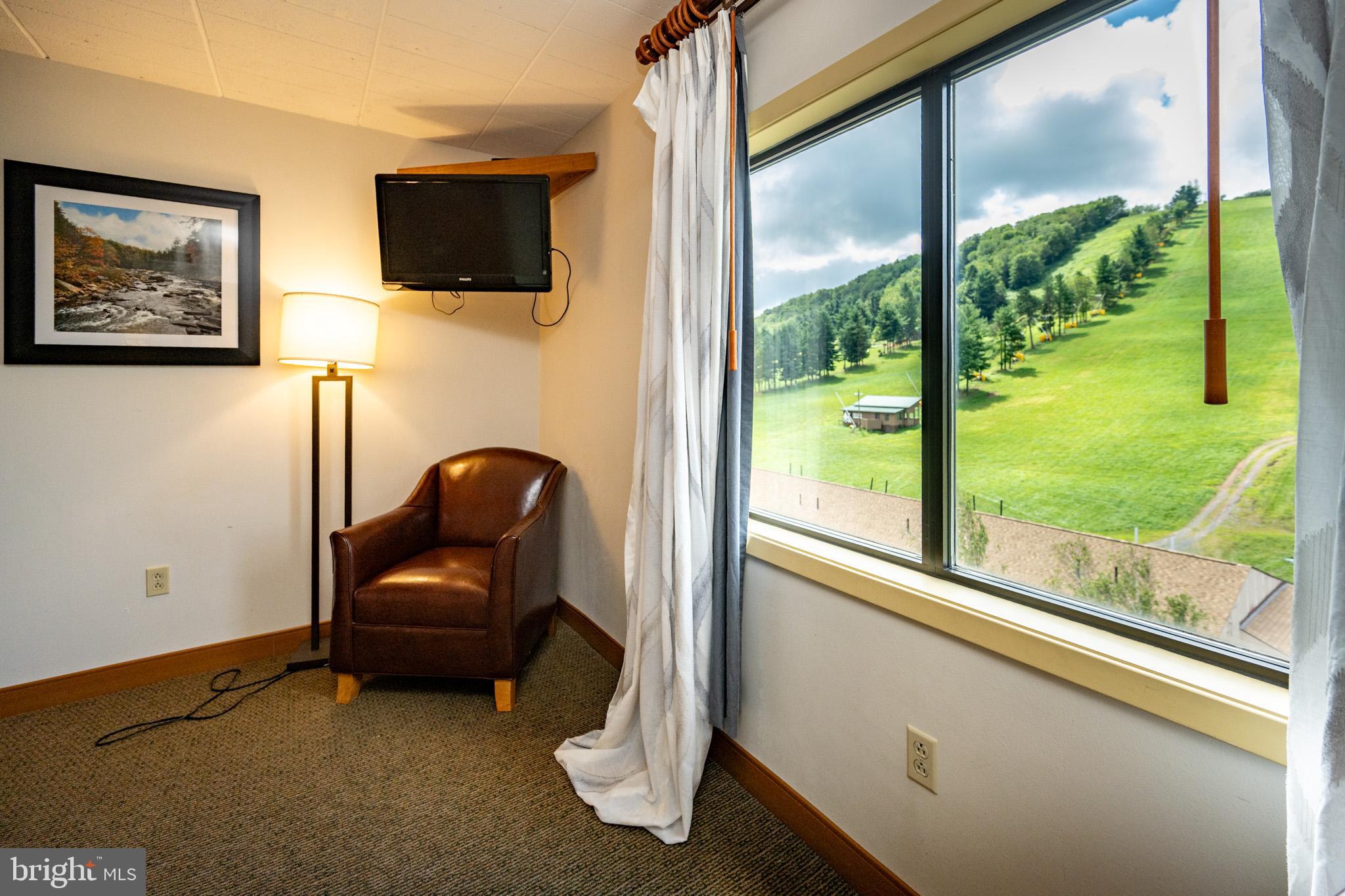 290 Marsh Hill Road, Unit 702K McHenry, MD 21541 - Photo 9 of 45 a living room with couches and a flat screen tv