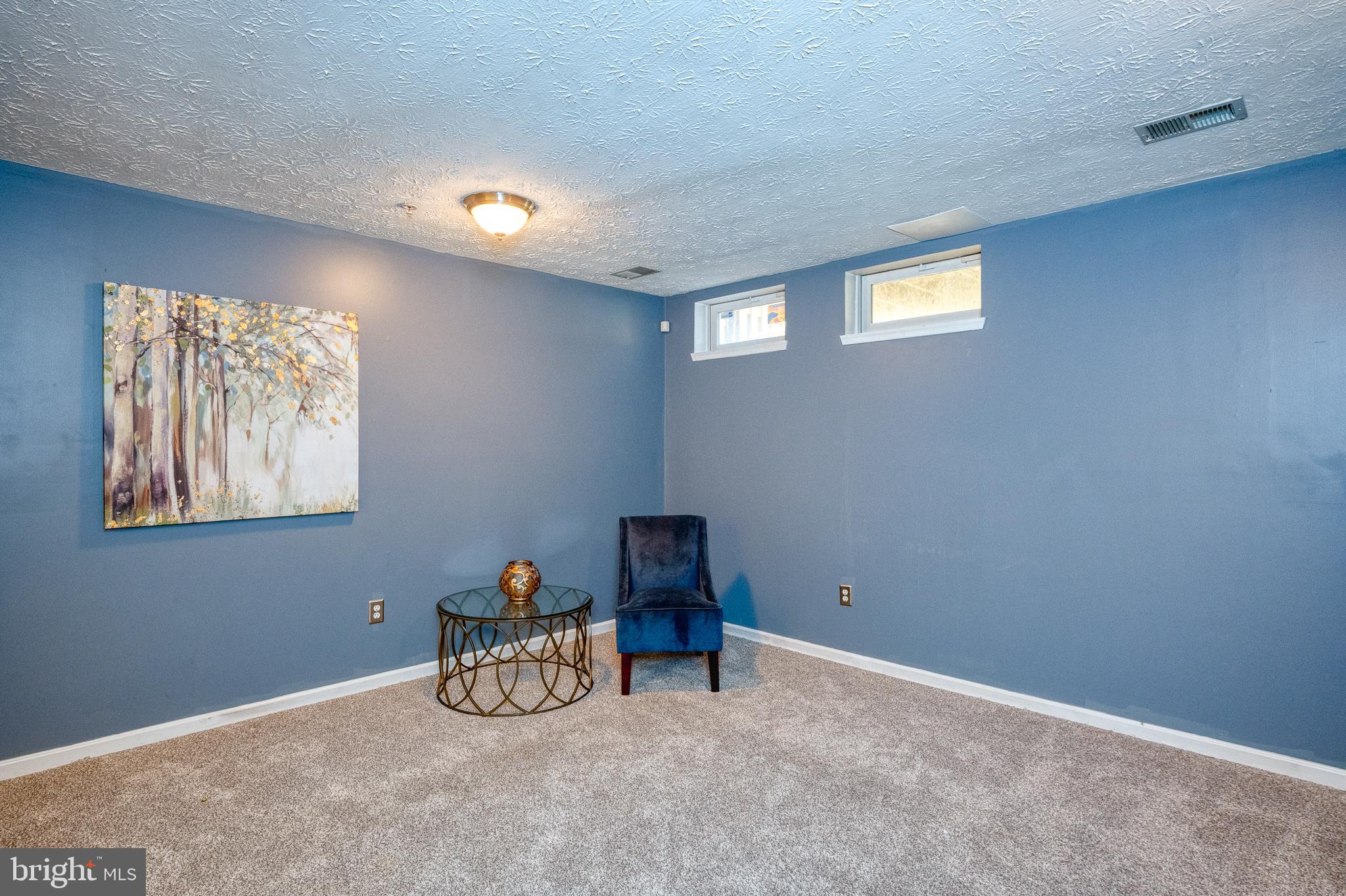 9805 Finsbury Road Rosedale, MD 21237 - Photo 12 of 29 Finished Lower Level - New Carpet & Rough in Bath