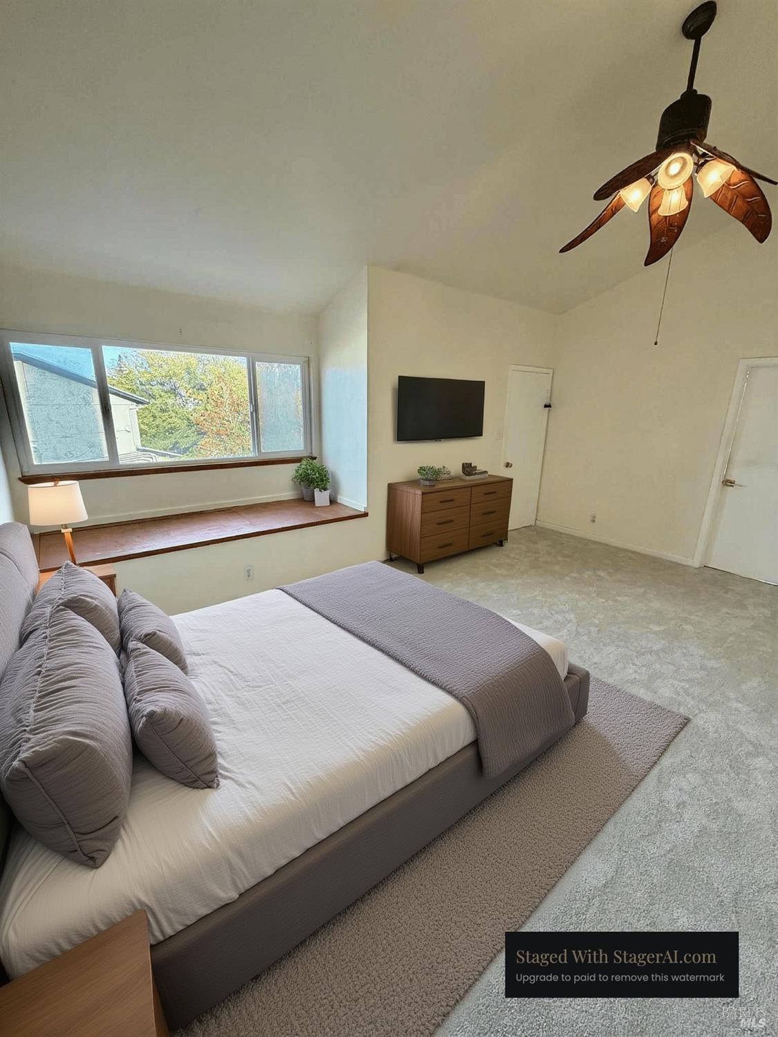 7086 Fircrest Avenue Sebastopol, CA 95472 - Photo 3 of 62 a bedroom with a bed and a television